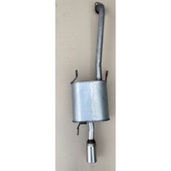 Proton saga flx/ blm rear muffler with stainless steel tip assembly car exhaust