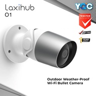 Outdoor Security Camera-Laxihub O1, 1080P Full HD, 2.4G WiFi, IP65 Waterproof, Night Vision, Two Way