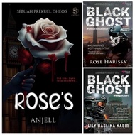 (READY STOCK) Kombo Baru NOVEL Rose's Anjell Black Ghost #UMARALHAIDHAR #MEGATADRI ROSE HARISSA LILY HASLINA NASIR