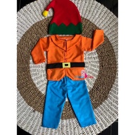 7 Dwarf Costume Set Photoshoot Hat Newborn Cosplay Dwarf/Children's Costume Preschool Kindergarten E