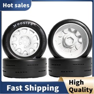 4pcs Rubber RC Car Tires and Wheel 4pcs Rubber RC Car Tires and Wheel for 1:8 RC On-Road Racing Car 