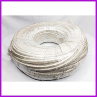 ◩ ∏ ◰ ELECTRICAL FLATCORD EXTENSION DUPLEX WIRE, #14-AWG 2.0mmx2 PURE COPPER, WHITE