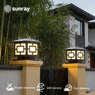 Lampu pagar solar New Design Modern Gate Light Pillar Lamp