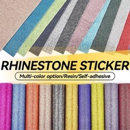 Self-Adhesive DIY Glitter Crystal Rhinestones Sticker Phone Case Sticker Car Sticker Gem Sticker