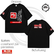 MERAH Ora Hs Ora Yes Red T-shirt /Hs T-shirt Slim Rombongan Nyeni Sampitek Cotton Combed 24s Unisex 