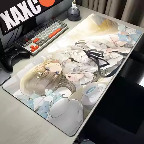 VSPO Mouse Pad VTuber Virtual YouTuber Large Mousepad Vtb Computer Keyboard XXL Padding Anime Pc Gam