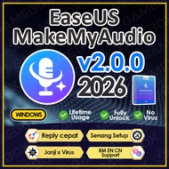 [PC] EaseUS MakeMyAudio 2.0 [EASY INSTALL | LIFETIME PREMIUM | FAST DELIVERY | SAFE]