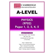 Cambridge A-Level Physics 9702 Past Exam Papers, 4-Year Series (2022-2025)