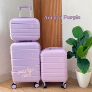 Cabin Suitcase Cabin Luggage Luggage Suitcase Colorful Pastel Suitcase - Aurora Purple, BC 14" Only