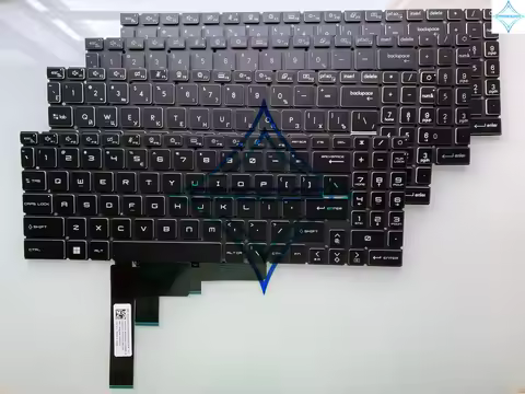 White US RU Russian RGB Backlit For MSI GF66 GF76 11SC 11UC 11UD 11UE 11UG 12UC 12UD MS-17L1 MS-17H3