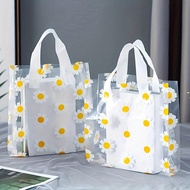 5-50pcs Vibrant Daisy Theme Gift Bags - Water Resistant & Multi-Purpose, Suitable For Packaging Cosm