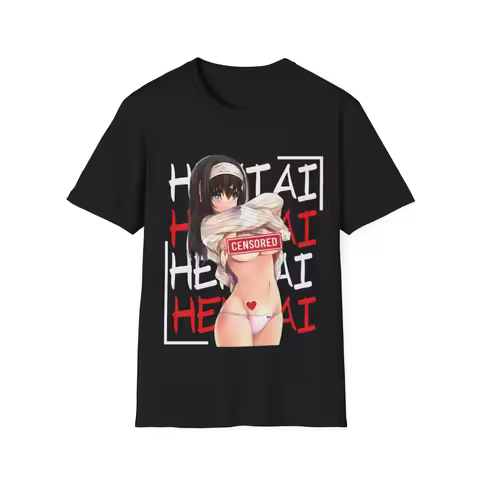 Waifu T Shirt Anime Lovers Hentai Ecchi Manga Japanese Shirt Cosplay Tee Geek