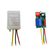 1-480Min Timer Adjustable Disconnect Delay Controller AC 110V 220V Power-on Delay OFF Relay Switch 7