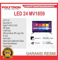 LED TV POLYTRON CINEMAX DIGITAL TV 24 inch 32 inch DIGITAL SMART TV ANDROID MURAH