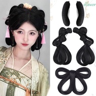 ELLSWORTH Hanfu Wig Headband, Chinese Style Traditional Headdress Ancient Hanfu Wig, Cute Photography Princess Vintage Hanfu Cosplay HairPieces Women