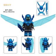 Blue Beetle Super Heroes DC Movie Mystery Men Comics Mini Bricks Figure Building Block Kids Educatio