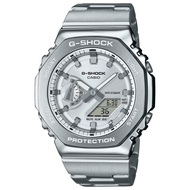 [Casio] G-Shock Men's Watch [Domestic Genuine Product] Metal Bezel & Band Model GM-2110D-7AJF Silver