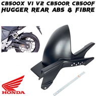 [ HUGGER REAR FIBRE & ABS ] HONDA CB500X CB500R CB500F CB500 CB 500F 500X 500R INNER MUDGUARD BELAKA