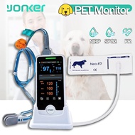 Yonker Portable Handheld Animal Veterinary Use Rechargeable Blood Pressure Blood Oxygen Monitor Pet