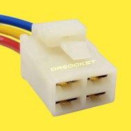 6.3MM UNIVERSAL TERMINAL SOCKET CONNECTOR 4 PIN WITH WIRE CONNECTOR