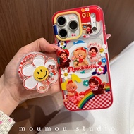 Iphone Case Premium Magnetic Case Iphone 17 Pro Max Cute Monchhichi Magnetic Phone Holder Case Iphon