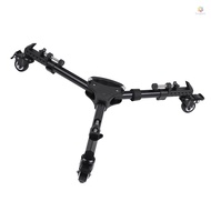 VX-600 Pro 3 Tripod Wheels Pulley Universal Folding Camera Tripod Dolly Base Stand w/ Nylon Carrying