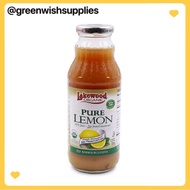 LAKEWOOD ORGANIC - Pure Lemon Juice, 纯柠檬汁(370ml)Exp:08/2026 [Non GMO][No Preservatives][Fresh Presse