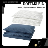 IKEA DOFTAKLEJA Duvet / Quilt Cover and Pillowcase