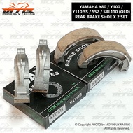 YAMAHA Y80 / Y100 / Y110 / SS / SS2 / SRL110(OLD) REAR BRAKE SHOE X 2 SET