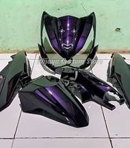 Body Halus Beat FI (starter halus 2015-2017)Full Set custom warna hitam lembayung ungu