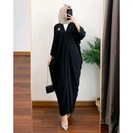 kaftan crinkle airflow kaftan gamis crinkle airflow