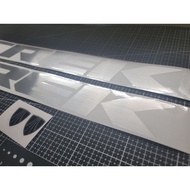 Trek marlin 7 scratched aluminum bicycle side decal |