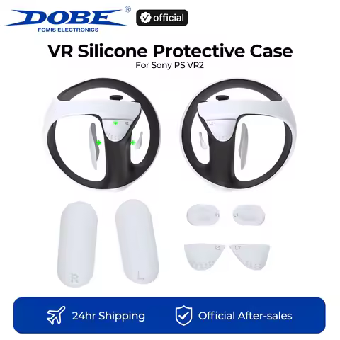 DOBE Silicone Protective Case For Sony PS VR2 Handle Button Pad Anti-slip Cover For PSVR2 Game Contr