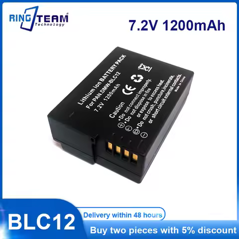 DMW-BLC12 BLC12E Battery Pack for SIGMA Camera DP0Q DP1Q DP2Q DP3Q FPL FP