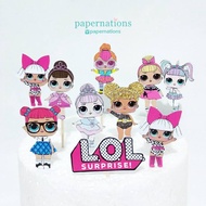 LOL Surprise Cupcake Topper LOL Surprise Cupcake Topper LOL Surprise Cake Topper