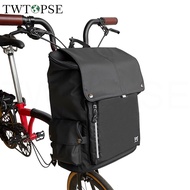 TWTOPSE Multifunction Backpack M Bike Bags For Brompton Folding Bicycle 3SIXTY Pikes Rain Cover Fit 3 Holes Dahon Tern Laptop Phone Charging