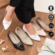 QUINCE Stacy Women's Work Shoes with 3 Cm Heels Contemporary Elegant Latest Loafers 2025