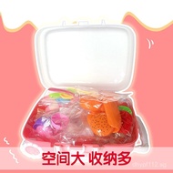 Bantang Accessories Medical Trolley Case Set Hamburger Toy Push-Pull Doll Handheld Storage Box Silic