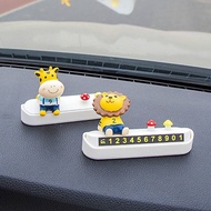 [Ready Stock Free Shipping] Car Temporary Parking Number Plate Creative Cute Ornaments Car Three-Dim