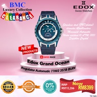 Edox Grand Ocean Regulator Automatic Men's Automatic Watch 77002-357B-BUIN NEW