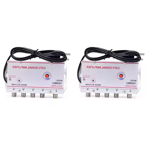 B68A 2X Cable TV Splitter Amplifier 20Db Digital TV Antenna Signal Booster Tv Equipments 45Mhz To 86