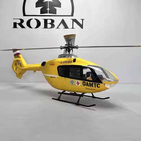 Ec-135 Yuebang 450 Class Realistic Helicopter Beidou Positioning Gps One Click Return 6-Channel Simu