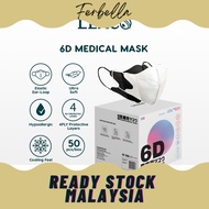 FERBELLA LEXCO 6D Premium 4ply Medical Face Mask [50’s/box] LEXCO-FaceMask6D
