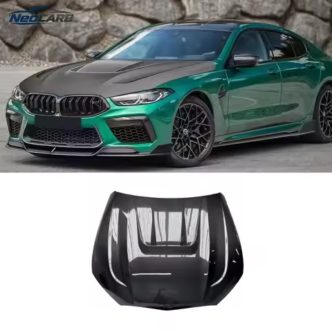 Suitable For BMW M8 Competition F91 F92 F93 2019-2025 Dry Carbon Hood Bonnet Racing Upgrade