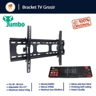 JUMBO Bracket TV Dinding 49 - 80 Inch Import Quality