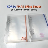 [Daiso] Korea A5 Photocard Binder PP 6-Ring Photo Album (including 20 inner sleeves.) A5 Photocard S