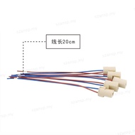 20cm G9 Type Power Socket Led Lamp Bulb Base 250V 2A Ceramic Holder Cable Wire Connector for G9 Halo