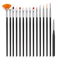 Luhuiyixxn Nail Brush For Manicure Gel Brush For Nail Art 15Pcs/Set Nail Brush Gel Brush