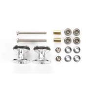 TAMIYA 15418 DOUBLE ALUMINUM ROLLER W/RUBBER RINGS[13-12]