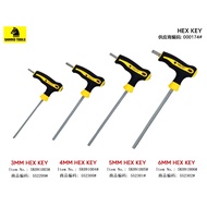 1PC 3mm-6mm T Type Hex Key Allen Wrench